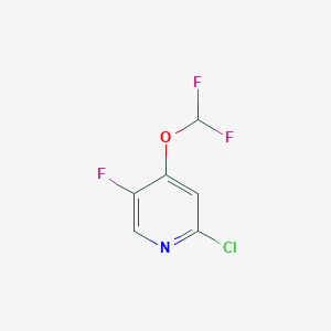 2-Chloro-4-(difluoromethoxy)-5-fluoropyridine