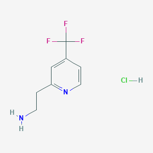 2-[4-(Trifluoromethyl)pyridin-2-yl]ethan-1-amine hydrochloride