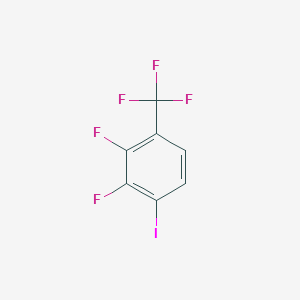 B1435625 2,3-Difluoro-4-iodobenzotrifluoride CAS No. 2227272-80-0