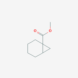 molecular formula C9H14O2 B143563 Methyl bicyclo[4.1.0]heptane-1-carboxylate CAS No. 132903-60-7