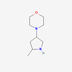 4-(5-Methylpyrrolidin-3-yl)morpholine