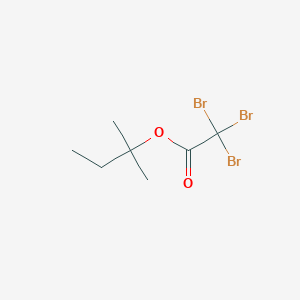 molecular formula C7H11Br3O2 B14356310 Acetic acid, tribromo, 1,1-dimethylpropyl ester CAS No. 90380-66-8