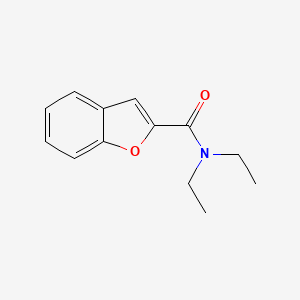 molecular formula C13H15NO2 B14356331 N,N-Diethylbenzofuran-2-carboxamide CAS No. 91956-97-7