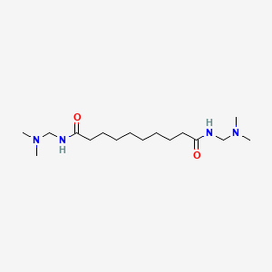 molecular formula C16H34N4O2 B14356333 N~1~,N~10~-Bis[(dimethylamino)methyl]decanediamide CAS No. 90216-45-8