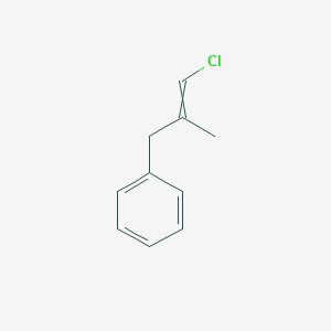 molecular formula C10H11Cl B14356365 (3-Chloro-2-methylprop-2-en-1-yl)benzene CAS No. 91069-44-2