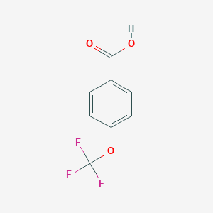 molecular formula C8H5F3O3 B143565 4-(Trifluoromethoxy)benzoic acid CAS No. 330-12-1