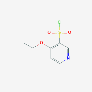 molecular formula C7H8ClNO3S B1435653 4-Ethoxypyridine-3-sulfonyl chloride CAS No. 1803587-04-3