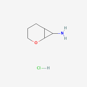 2-Oxabicyclo[4.1.0]heptan-7-amine hydrochloride