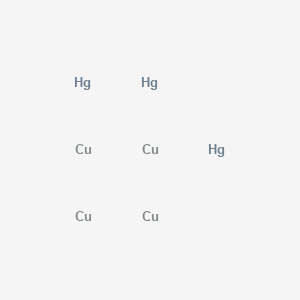 molecular formula Cu4Hg3 B14356647 Copper;mercury CAS No. 90314-63-9