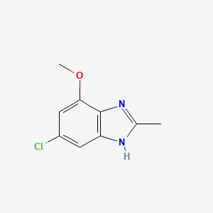 6-Chloro-4-methoxy-2-methyl-1H-benzo[d]imidazole