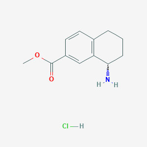 (S)-Methyl 8-amino-5,6,7,8-tetrahydronaphthalene-2-carboxylate hydrochloride