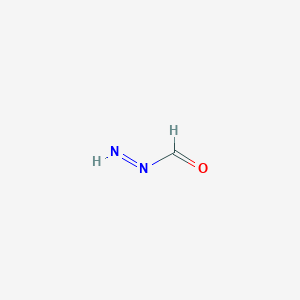 molecular formula CH2N2O B14356690 Diazenecarbaldehyde CAS No. 90251-07-3