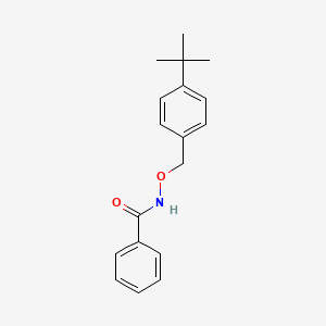 molecular formula C18H21NO2 B14356762 N-[(4-tert-Butylphenyl)methoxy]benzamide CAS No. 93949-93-0