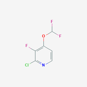 2-Chloro-4-(difluoromethoxy)-3-fluoropyridine