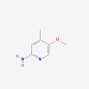 molecular formula C7H10N2O B1435678 5-甲氧基-4-甲基吡啶-2-胺 CAS No. 1800035-89-5