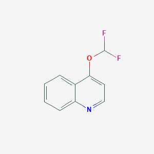 molecular formula C10H7F2NO B1435681 4-(二氟甲氧基)喹啉 CAS No. 1261458-57-4