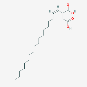 molecular formula C22H40O4 B14356872 2-[(Z)-octadec-1-enyl]butanedioic acid CAS No. 90704-67-9