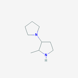 2-Methyl-3-(pyrrolidin-1-yl)pyrrolidine