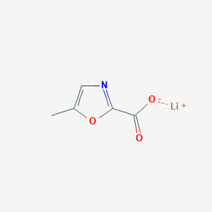 molecular formula C5H4LiNO3 B1435693 Lithium(1+) ion 5-methyl-1,3-oxazole-2-carboxylate CAS No. 1803609-17-7