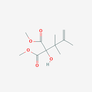 molecular formula C11H18O5 B14356954 Dimethyl (2,3-dimethylbut-3-en-2-yl)(hydroxy)propanedioate CAS No. 90160-99-9