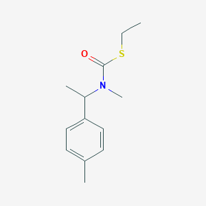 molecular formula C13H19NOS B14356966 S-Ethyl methyl[1-(4-methylphenyl)ethyl]carbamothioate CAS No. 92924-95-3