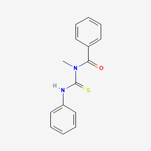 molecular formula C15H14N2OS B14357004 N-Methyl-N-(phenylcarbamothioyl)benzamide CAS No. 94398-08-0