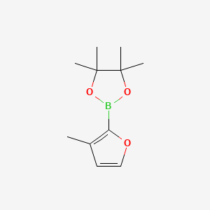 4,4,5,5-Tetramethyl-2-(3-methylfuran-2-yl)-1,3,2-dioxaborolane