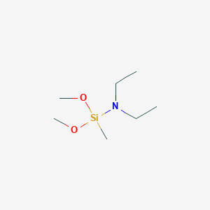 molecular formula C7H19NO2Si B14357062 N,N-Diethyl-1,1-dimethoxy-1-methylsilanamine CAS No. 94246-23-8