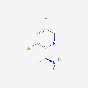 (S)-1-(3-Bromo-5-fluoropyridin-2-yl)ethanamine