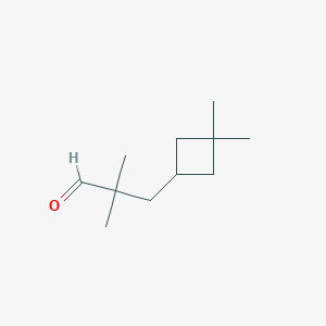 molecular formula C11H20O B1435709 3-(3,3-Dimethylcyclobutyl)-2,2-dimethylpropanal CAS No. 2092580-90-8