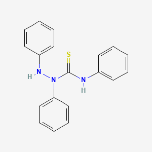 molecular formula C19H17N3S B14357130 N,1,2-Triphenylhydrazine-1-carbothioamide CAS No. 90396-31-9