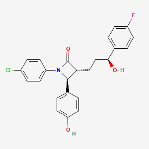 (3R,4S)-1-(4-Chlorophenyl)-3-[(S)-3-(4-fluorophenyl)-3-hydroxypropyl]-4-(4-hydroxyphenyl)azetidine-2-one