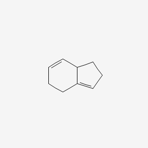 molecular formula C9H12 B14357190 2,4,5,7a-Tetrahydro-1H-indene CAS No. 93640-52-9