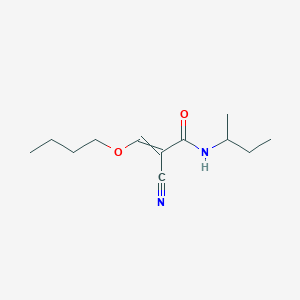 molecular formula C12H20N2O2 B14357219 N-(Butan-2-yl)-3-butoxy-2-cyanoprop-2-enamide CAS No. 90279-85-9