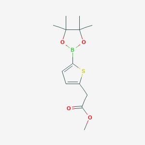 Methyl 2-(5-(4,4,5,5-tetramethyl-1,3,2-dioxaborolan-2-yl)thiophen-2-yl)acetate