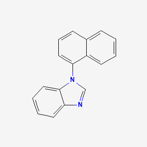 molecular formula C17H12N2 B14357384 1-(Naphthalen-1-yl)-1H-benzimidazole CAS No. 93326-43-3