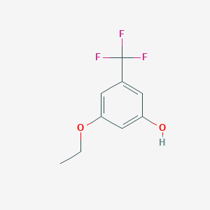 molecular formula C9H9F3O2 B1435744 3-Ethoxy-5-(trifluoromethyl)phenol CAS No. 1881320-95-1