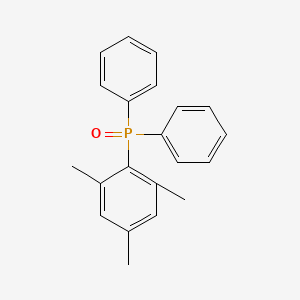 molecular formula C21H21OP B14357447 Oxo(diphenyl)(2,4,6-trimethylphenyl)-lambda~5~-phosphane CAS No. 91239-43-9