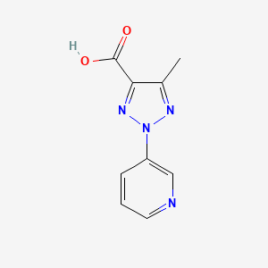 5-methyl-2-(pyridin-3-yl)-2H-1,2,3-triazole-4-carboxylic acid