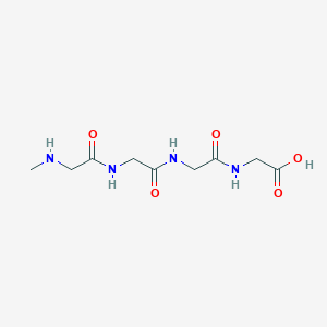 molecular formula C9H16N4O5 B14357472 N-Methylglycylglycylglycylglycine CAS No. 91307-66-3