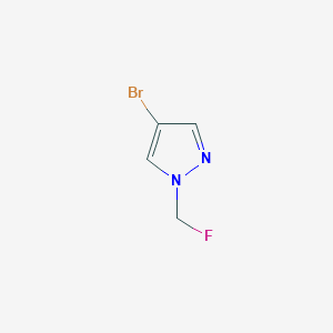 1H-Pyrazole, 4-bromo-1-(fluoromethyl)-