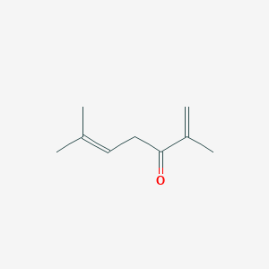 molecular formula C9H14O B14357509 2,6-Dimethylhepta-1,5-dien-3-one CAS No. 93233-82-0