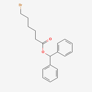 molecular formula C19H21BrO2 B14357522 Diphenylmethyl 6-bromohexanoate CAS No. 92518-33-7