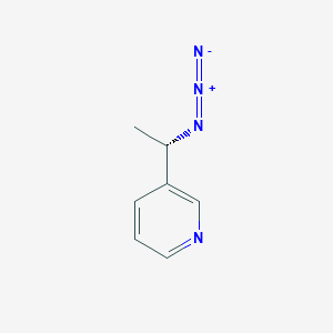 3-[(1S)-1-azidoethyl]pyridine