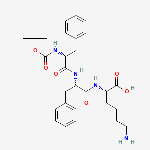 molecular formula C29H40N4O6 B14357570 Boc-phe-phe-lys-H CAS No. 96386-05-9