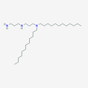 molecular formula C30H65N3 B14357604 N~3~-(3-Aminopropyl)-N~1~,N~1~-didodecylpropane-1,3-diamine CAS No. 93522-44-2