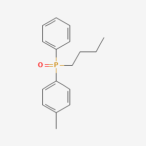 molecular formula C17H21OP B14357637 Butyl(4-methylphenyl)oxo(phenyl)-lambda~5~-phosphane CAS No. 95885-89-5