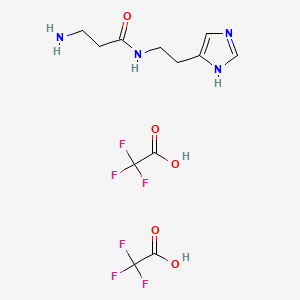 3-Amino-N-[2-(1H-imidazol-4-yl)ethyl]propanamide ditrifluoroacetate