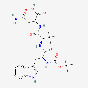 molecular formula C26H37N5O7 B14357654 Boc-wld-NH2 CAS No. 99777-81-8