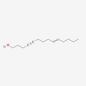 molecular formula C14H24O B14357673 Tetradec-9-en-4-yn-1-ol CAS No. 93092-30-9